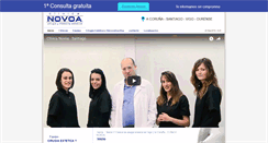 Desktop Screenshot of clinicanovoa.es